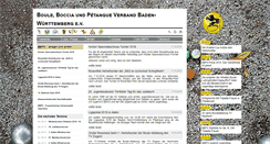 Desktop Screenshot of petanque-bw.de